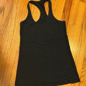 Black Strip Lululemon Racerback